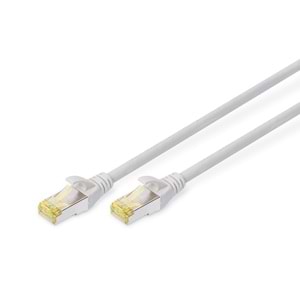 DIGITUS 0.25metre CAT7(CAT6A) S-FTP DK-1644-A-0025-G Gri Patch Kablo (10'lu Paket)