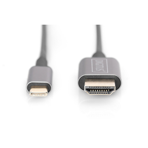 DIGITUS USB-C-HDMI Görüntü Kablosu 1,8m (DA-70821)
