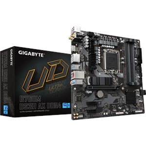 GIGABYTE B760M DS3H AX WIFI6E DDR4 HDMI TYPE-C DP PCIE 4.0 1700p mATX