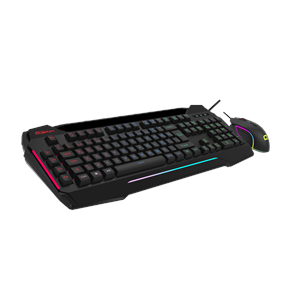 QUANTUM DualStrike Kablolu USB Q Trk RGB Gamıng Klavye - Mouse Set