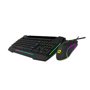 QUANTUM DualStrike Kablolu USB Q Trk RGB Gamıng Klavye - Mouse Set