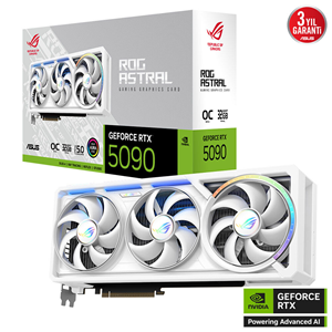 ASUS 32GB ROG ASTRAL RTX5090-O32G-WHITE GDDR7 512bit HDMI DP PCIe 5.0