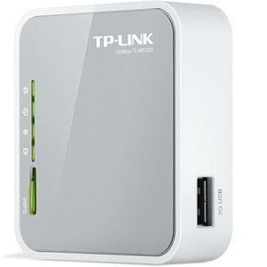 TP-LINK TL-MR3020 N300 2.4GHZ EV Ofis Tipi 3G-4G Router