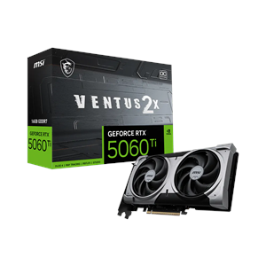 MSI RTX5060TI 16GB VENTUS 2X OC PLUS GDDR7 128bit HDMI DP PCIe 5.0