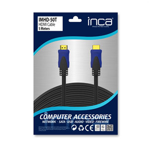 INCA 5metre IMHD-50T HDMI Görüntü Kablosu Gold 1.4v 4K