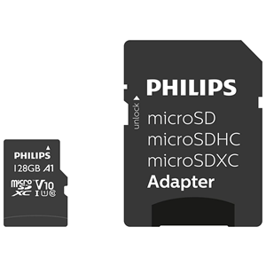 PHILIPS MicroSD 128GB FM12MP45B/00 Class10 Hafıza Kartı