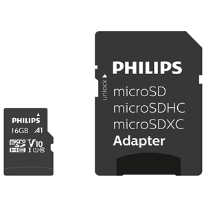 PHILIPS MicroSD 16GB FM16MP45B/00 Class10 Hafıza Kartı