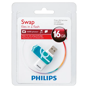 PHILIPS 16GB USB 2.0 Vivid FM16FD05B/00 Okyanus Mavisi Taşınabilir Bellek