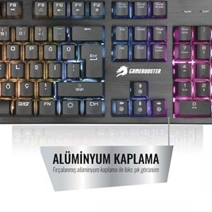 GameBooster G76K Attack Rainbow Aydınlatmalı Semi-Mechanical Oyun Klavyesi