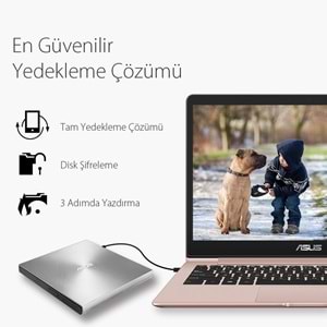 ASUS SDRW-08U5S-U Ultra İnce Taşınabilir Harici DVD/CD Yazıcı ve Okuyucu