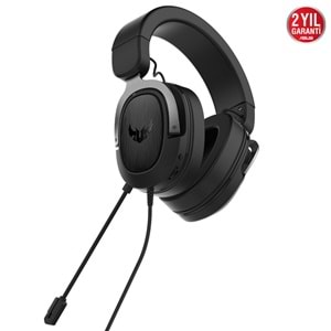 ASUS TUF Gaming H3 Gun Metal 7.1 3.5mm Oyuncu Kulaklığı / 90YH028G-B1UA00