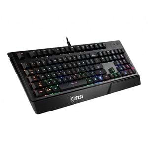 MSI Q TR Vigor GK20 RGB Ledli Sessiz Membran Siyah Oyuncu Klavyesi