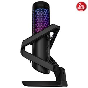 ASUS ROG Carnyx 24-Bit/192kHz RGB Profesyonel USB Oyuncu ve Yayıncı Mikrofonu / 90YH03Z0-BAUA00