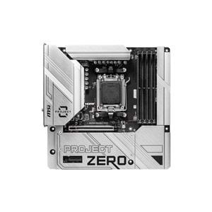 MSI B650M PROJECT ZERO WIFI6E DDR5 HDMI-DP TYPEC PCIE 4.0 AM5 mATX