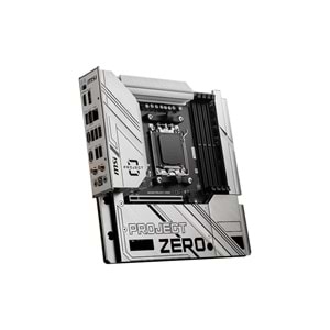 MSI B650M PROJECT ZERO WIFI6E DDR5 HDMI-DP TYPEC PCIE 4.0 AM5 mATX