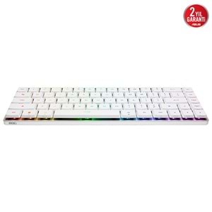 ASUS ROG Falchion RX Low Profile Kırmızı Optik Switch Üç Modlu Kablosuz Türkçe Q Mekanik Klavye / 90MP03EC-BKYA10