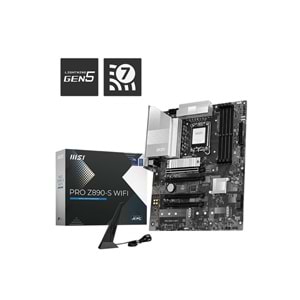 MSI PRO Z890-S WIFI6E DDR5 HDMI-DP TYPEC PCIE 5.0 1851p ATX