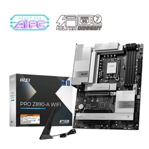 MSI PRO Z890-A WIFI7 DDR5 HDMI-TYPEC PCIE 5.0 1851p ATX