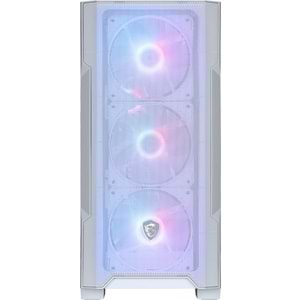 MSI MAG FORGE M100R WHITE Gaming Micro-Tower PC Kasası Beyaz