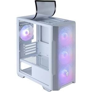 MSI MAG FORGE M100R WHITE Gaming Micro-Tower PC Kasası Beyaz