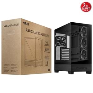 ASUS A31 PLUS TG ARGB Gaming Mid-Tower PC Kasası / 90DC00R0-B19000