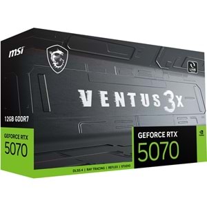 MSI 12GB RTX5070 12G VENTUS 3X GDDR7 HDMI-DP PCIE 5.0