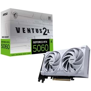 MSI 8GB RTX5060 8G VENTUS 2X OC WHITE GDDR7 HDMI-DP PCIE 5.0 BEYAZ