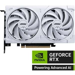 MSI 8GB RTX5060 8G VENTUS 2X OC WHITE GDDR7 HDMI-DP PCIE 5.0 BEYAZ