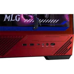 MSI PANO 130R MLG EDITION Gaming Mid-Tower PC Kasası Kırmızı-Siyah