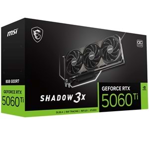 MSI 8GB RTX5060TI 8G SHADOW 3X OC CLASSIC GDDR7 128bit HDMI-DP PCIE 5.0