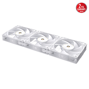 ASUS ProArt PF120 Beyaz 120mm PWM Kasa/Radyatör Fanı (3'lü Paket + Kontrolcü) / 90DA00M3-B09020