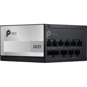 MSI 850w 80+ Platinum PRO A850PL PCIE5 Tam Modüler Power Supply 