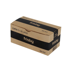 FRISBY Cat6 UTP FNW-RJ4520N RJ45 100lü paket Plastik Konnektör