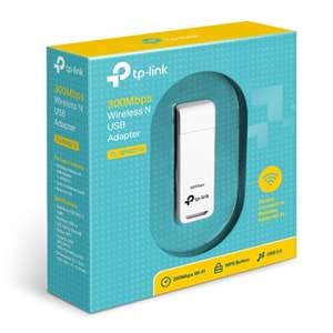TP-LINK TL-WN821N 300mbps 2.4ghz USB Kablosuz Adaptör