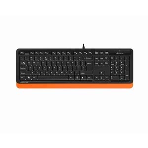 A4TECH FK10 Kablolu USB Q Siyah/Turuncu Klavye