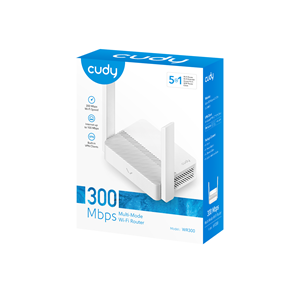 CUDY WR300 4Port 100Mbps 2Anten 300mbps Ev Ofis Tipi Wıfı Router