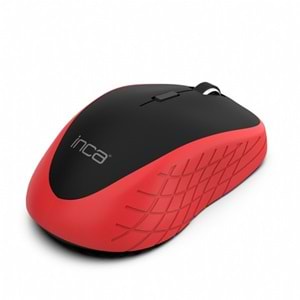 INCA IWM-391T Kablosuz Rubber 1600dpi Optic Siyah/Kırmızı Mouse
