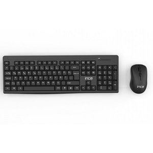 INCA IWS-539T Kablosuz Q Trk Optic Mouse Siyah Multimedya Klavye - Mouse Set