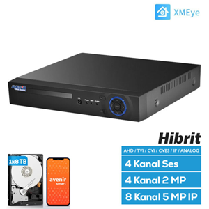 AVENiR 4kanal 1080N 1-diskli Analog Kayıt Cihazı AV-TC04M