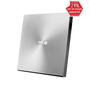 Asus Zendrive-U9m Sdrw-08U9m-U Harici İnce Dvd Yazıcı M-Disc Usb Type-C Ve Usb 2.0 Destekli Gümüş