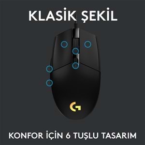 Logitech G G102 Lıghtsync Oyuncu Mouse 910-005823