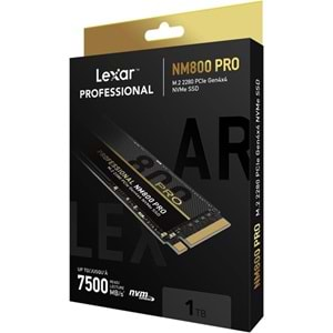 LEXAR 512GB PRO NM800P LNM800P512G-RNNNG 7450-3500MB/s M2 NVME GEN4 DİSK