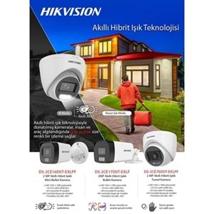 HIKVISION 2MP Bullet 2.8mm Analog Kamera DS-2CE16D0T-EXLPF