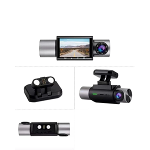 TWOGO GO-XRAY2 Day Night GPS Araç İçi Kamera Geniş Açı Çift Ekran