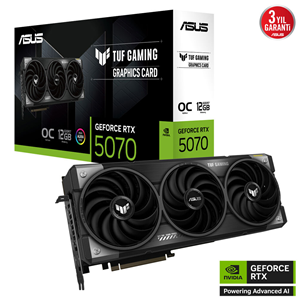 ASUS 12GB Tuf Gaming OC Edition TUF-RTX5070-O12G GDDR7 192bit HDMI DP PCIe 5.0