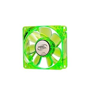 DEEPCOOL Xfan 80G/B Yesıl Uzerıne Mavı Ledlı Kasa Fanı 80Mm