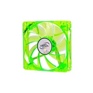 DEEPCOOL XFAN120U-G/B Yesıl Uzerıne Mavı Ledlı Kasa Fanı 120Mm