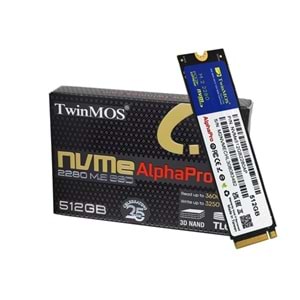 TWINMOS 512GB NVMe512GB2280AP 3600- 3250MB/s M2 NVME GEN3 Disk