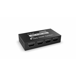 INCA 1port IHSK-430 1port HDMI (giriş) 4port HDMI (çıkış) 4K HDMI Splitter