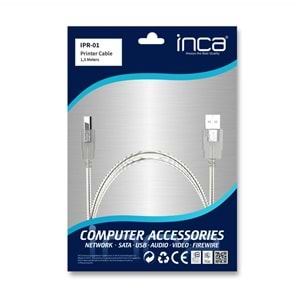 INCA 1.5metre IPR-1T USB Yazıcı Kablosu